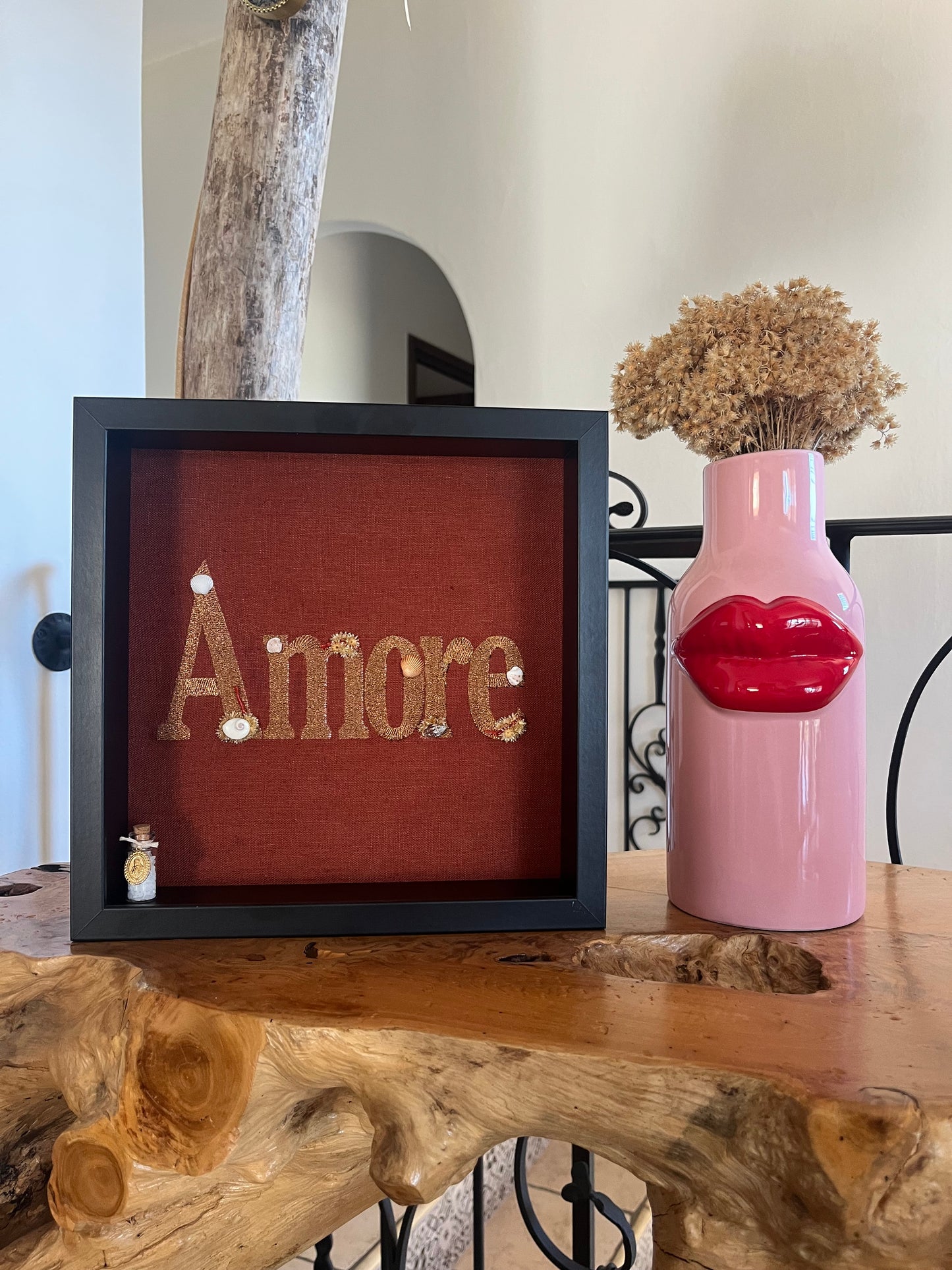 Cadre « Amore » terracotta