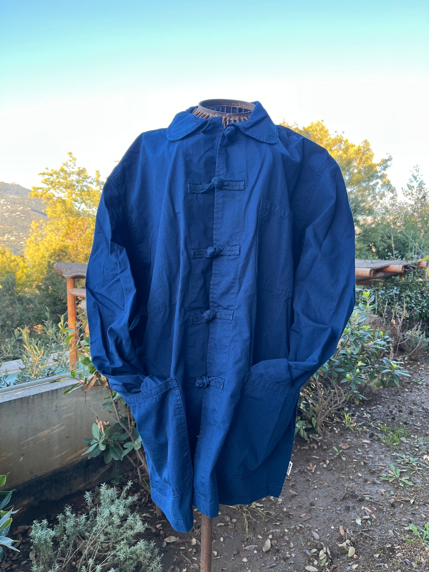 « Bleu de Chine » indigo « Corail » Taille L