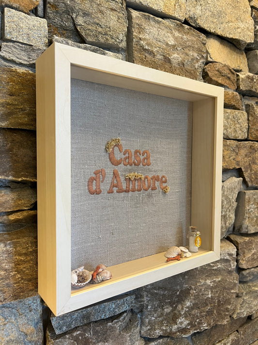 Cadre « Casa d’Amore » naturel immortelle