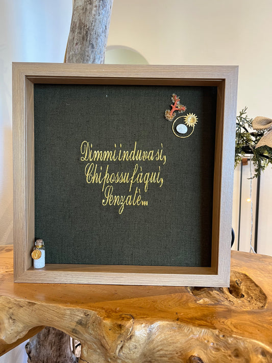 Cadre « Senza tè » kaki