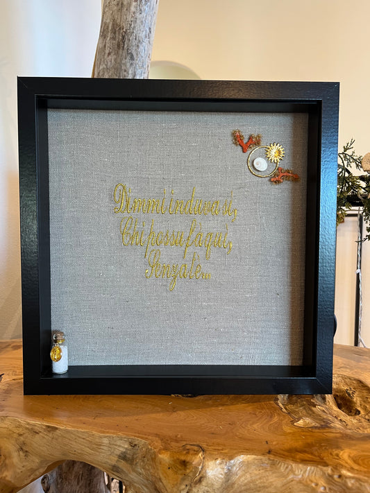 Cadre « Senza tè » naturel