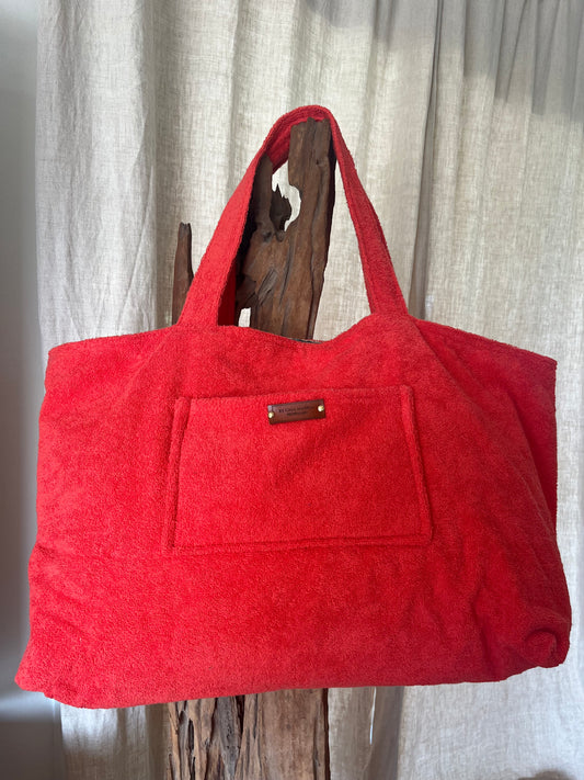 Sac éponge XL corail