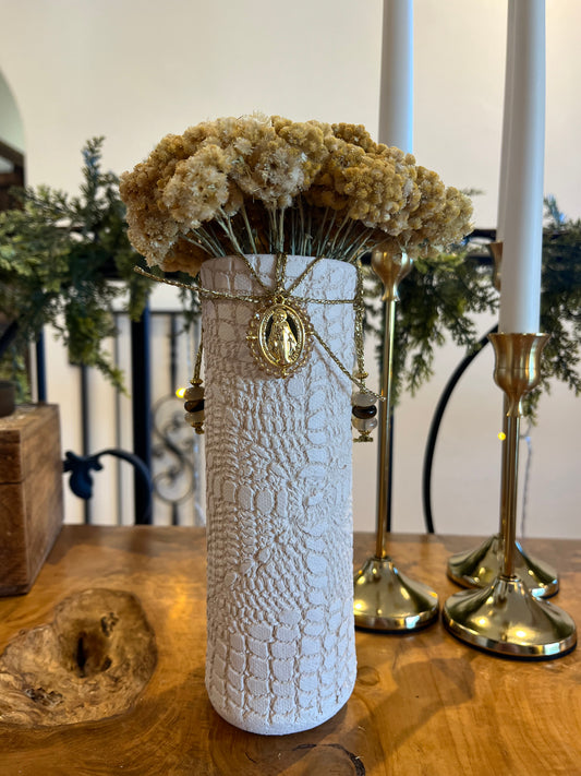 Soliflore à poser « médaille »