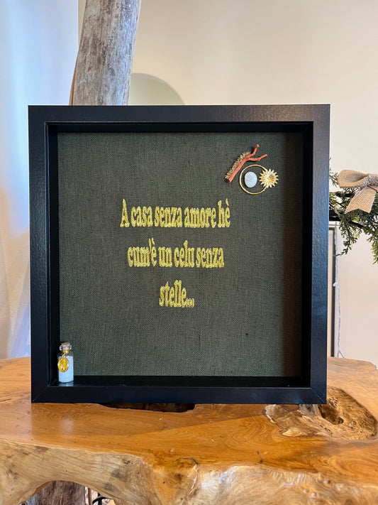 Cadre « A casa » kaki