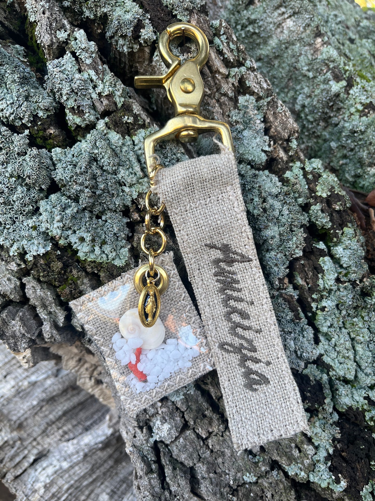 Porte-clés Amicizia «naturel»