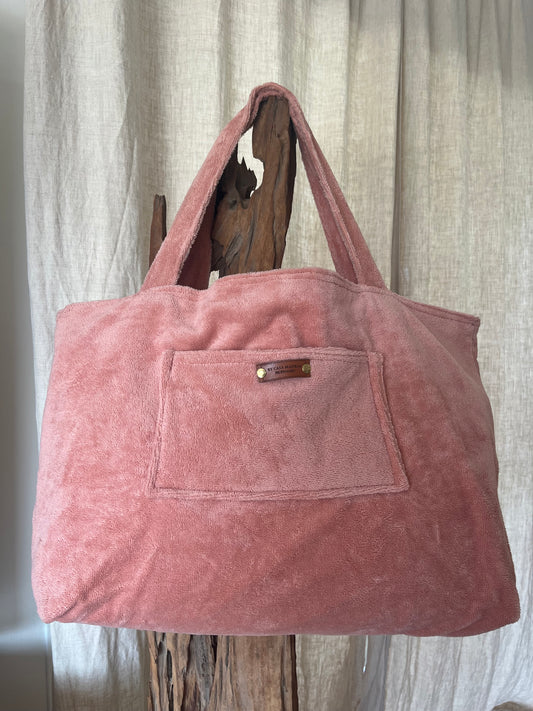 Sac éponge XL rose