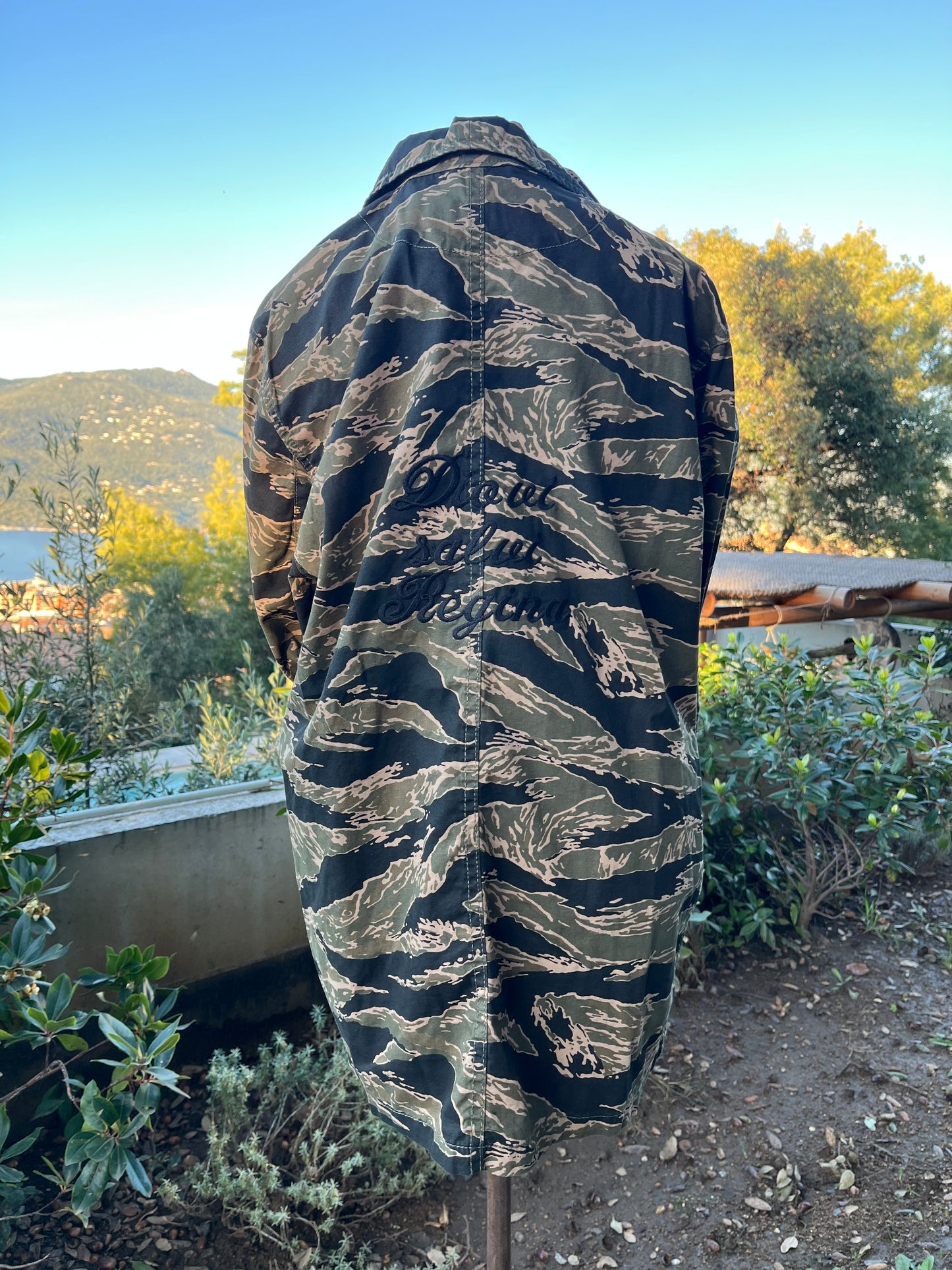 « Bleu de Chine » camouflé « Dio vi Salvi » Taille S