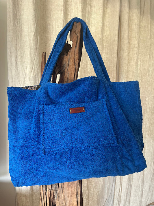 Sac éponge XL bleu roi