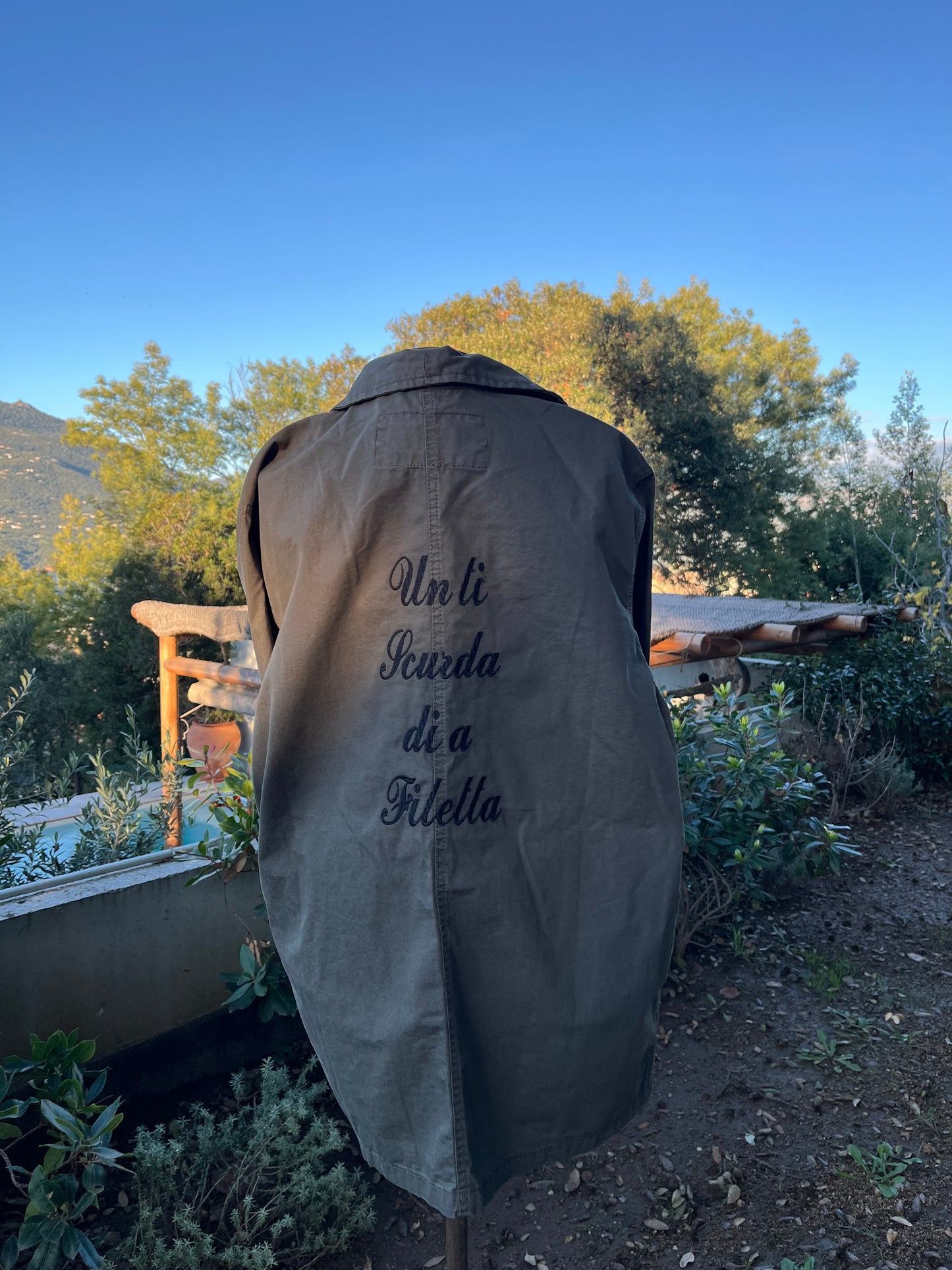 « Bleu de Chine » kaki « Un ti scurda » Taille S