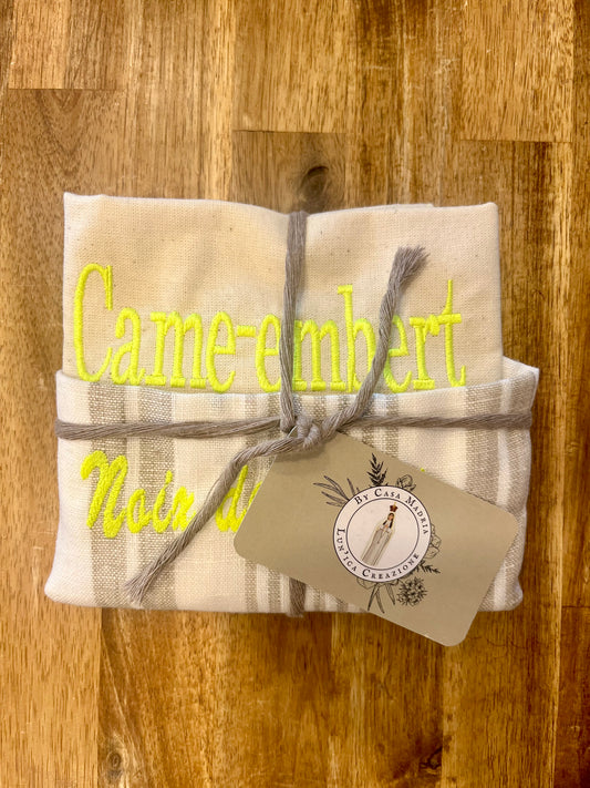 Lot de 2 torchons « Came-embert & Noix de Casgiu »