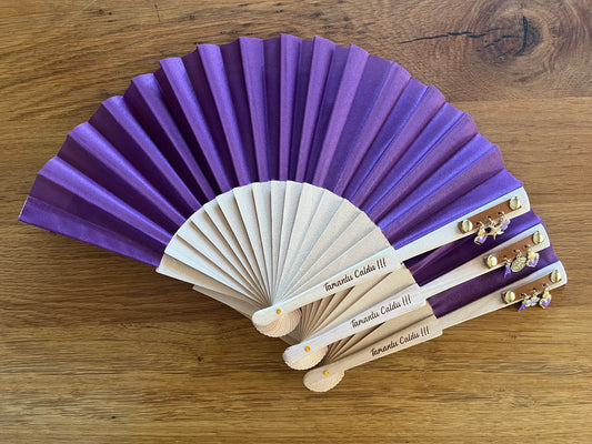 Éventail « Tamantu Caldu !!! » violet