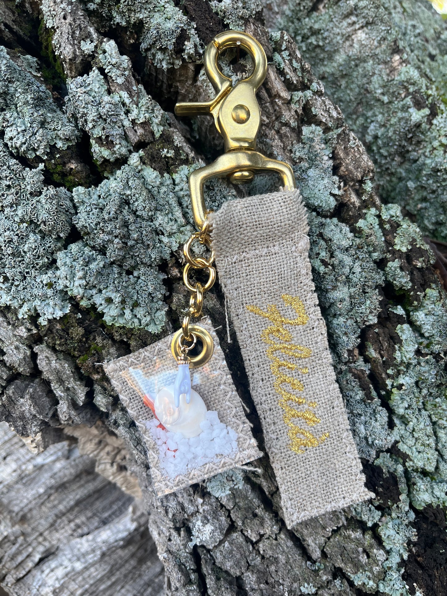 Porte-clés Felicità «naturel»