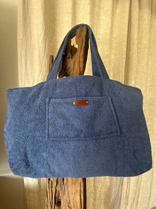 Sac éponge XL bleu
