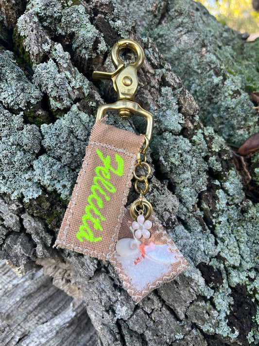 Porte-clés Felicità «rose»