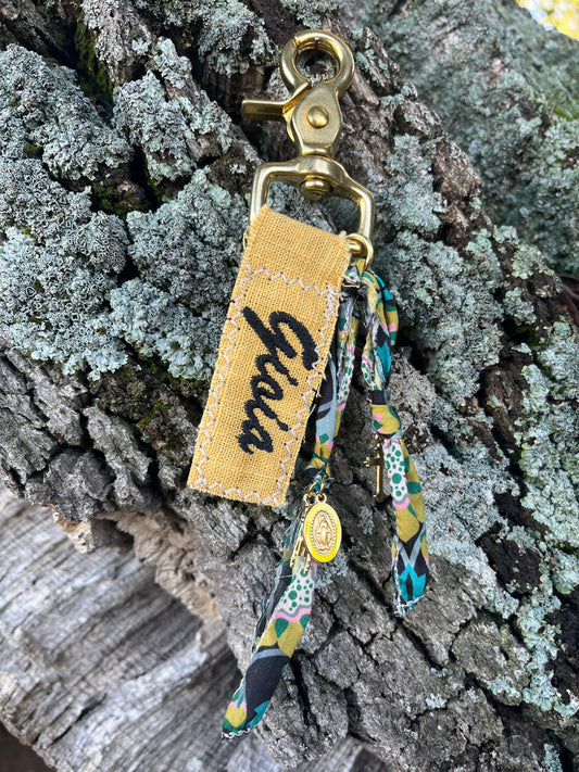 Porte-clés Gioia «jaune»