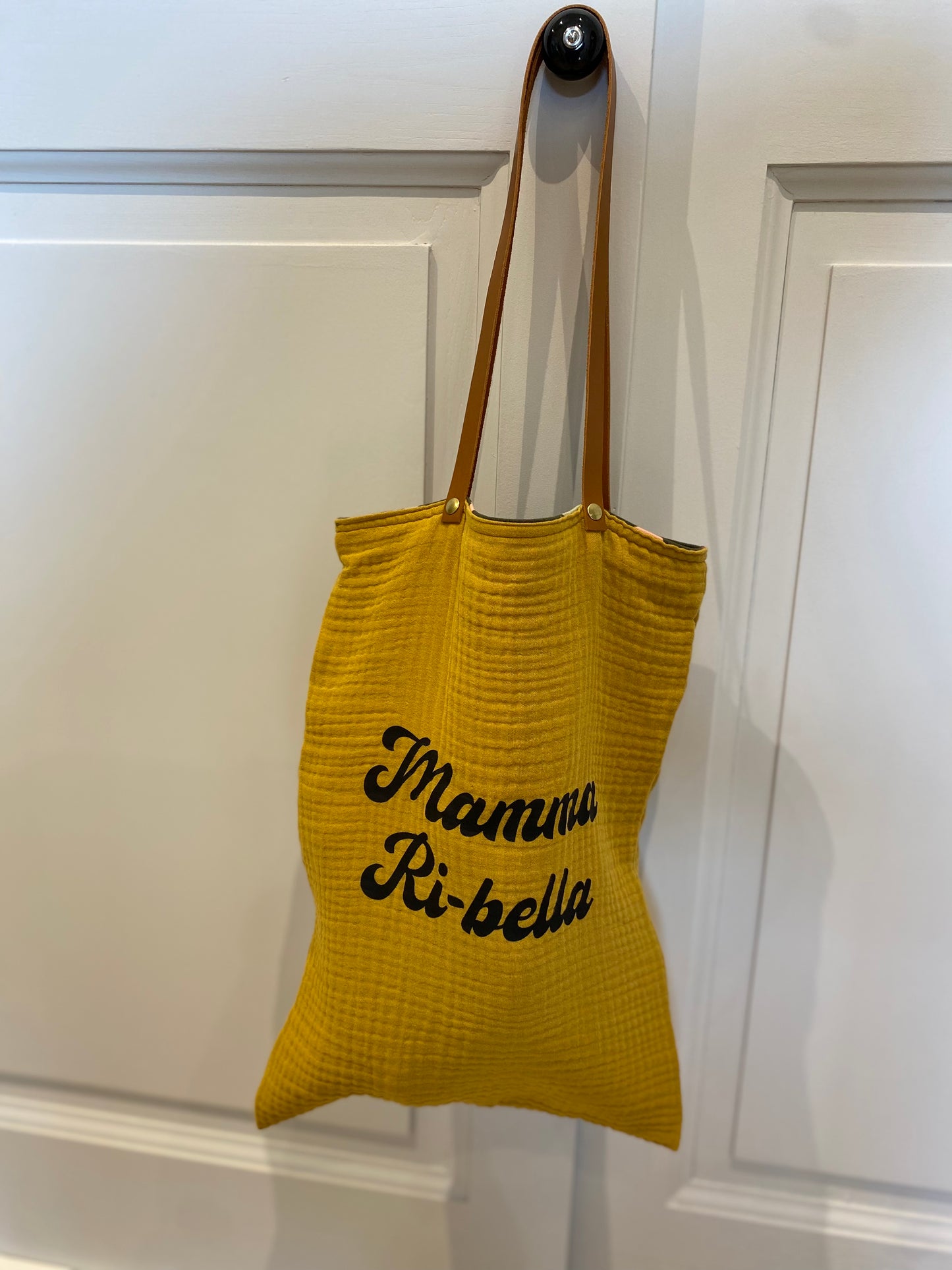 Sac "tote bag" réversible "Mamma ri-bella" (plusieurs coloris)