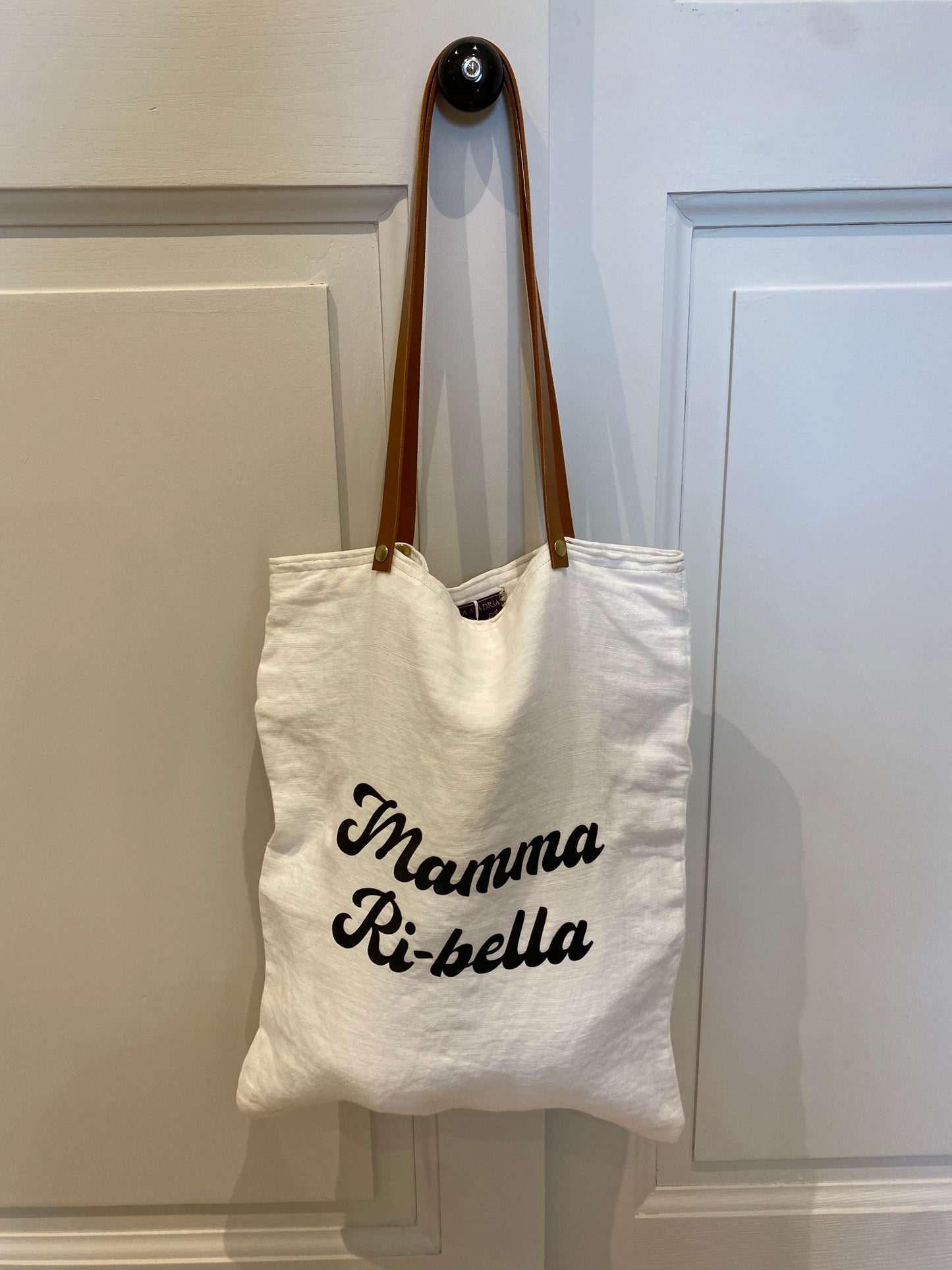 Sac "tote bag" réversible "Mamma ri-bella" (plusieurs coloris)